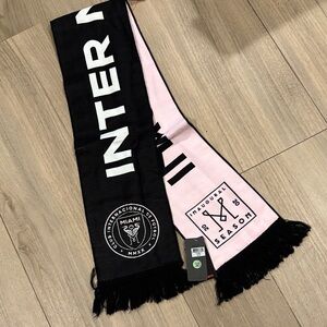 Adidas Miami Black and Pink Soccer Scarf